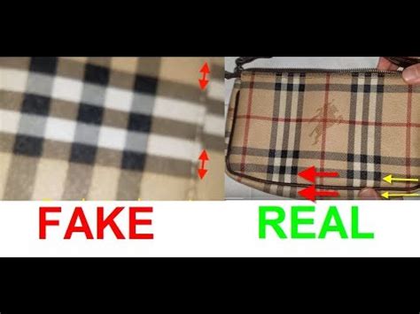 come riconoscere burberry falso|how to tell if Burberry bag is real.